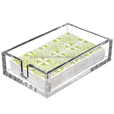 Acrylic Napkin Acrylic Napkin Holder Thickened Napkin Storage Box