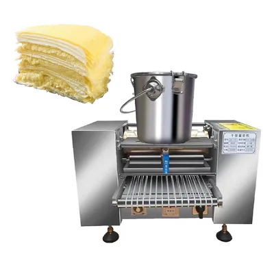 New Commercial Fully Automatic Multi-functional Crepe Cake Maker for Crepe Cake Rolls