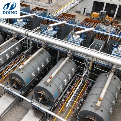Multi-Feedstock Pyrolysis System Customized for Waste Pyrolysis to Fuel Oil Production Line