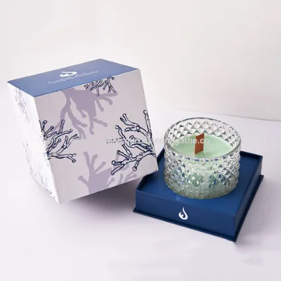Customized Logo luxury Christmas gift box eco friendly cardboard paper gift box aromatherapy candle gift box