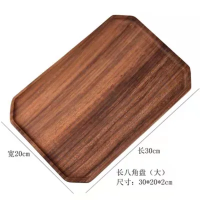 2025 Style Wooden Plates Durable Timeless Sustainable Natural Design for Dining and Serving Safe