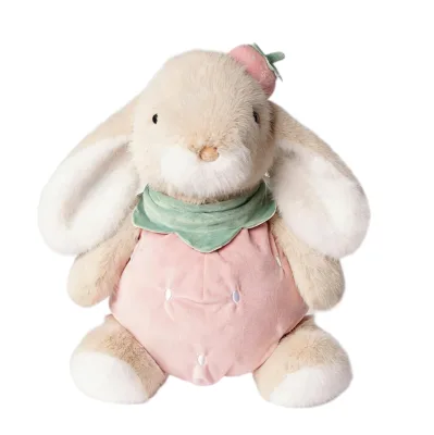 Super Soft Plush Rabbit Comforter Embroidered Eco-Friendly Bunny Birthday Gift for Kids