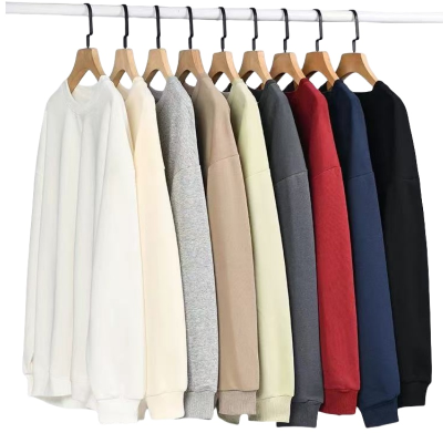 Men's 450 Gsm Heavy Cotton Thick Heavyweight Terry Hoody Oversized Custom Puff Printing Screen Logo Design Plain Solid Winter