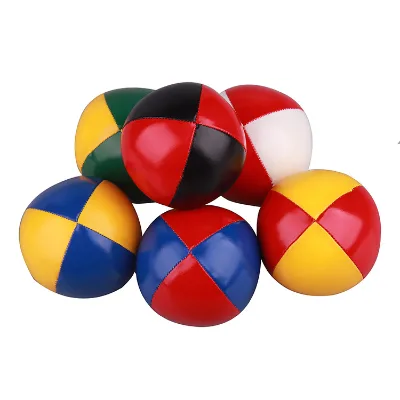 Professional PU Juggling Balls, Premium Leather-Look Stage Props for Performers & Skilled Acts Outdoor Games