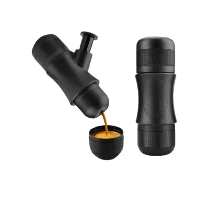 Custom logo OEM Portable Espresso Machine Coffee Maker Outdoor Mini Espresso Manual Coffee Maker Portable for Camping