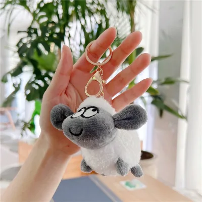 Animal Stuffed Sheep Plush Key Chain Small Soft Sheep Plush Keychain