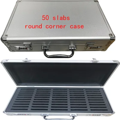Custom Aluminum Box Coin Case for Display 25 Coin Slab Holder