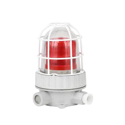 Alarm Horn Sounder Beacon Led Explosion Proof Light with Amber/Blue/Clear/Green/Magenta Colors Lens
