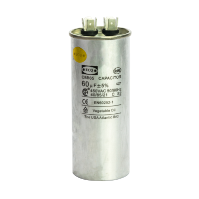 450v Motor Capacitor High Voltage Capacitor Refrigeration Parts Cbb65 Capacitor