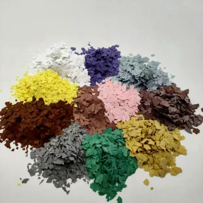 Gold Mica Flakes All Colors Pearlescent Metallic Muscovite Chip Flakes Decorations Yandong B-0615 6-10mesh