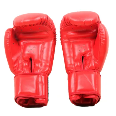 Premium PU MMA Sanda Boxing Gloves with for Closure for Training