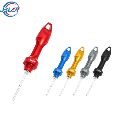 Motorcycle Modified Aluminum Alloy Oil Dipstick Oil Level Indicator Cap Screw Suitable for PCX 160 150 125