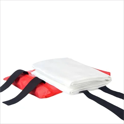 Industrial-grade Portable 1.2m*1.2m Uncoated Fiberglass Fire Retardant Fire Blanket for Gas Station With CE Certification