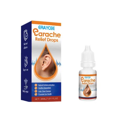 Hot Selling Natural Herbal Ear Drops for Ear Canal Cleaning and Relief Pain Healthy Natural Drops