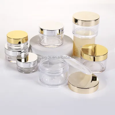 Customizable Empty Packaging Cosmetics Mini Medium Big Container Body Beauty Products Cream PETG Jar