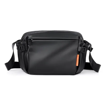 CE Simple Fashion Men Women Nylon Waterproof Zipper Closure Chest Crossbody Bag Outdoor Travel Sports Fast Shipping