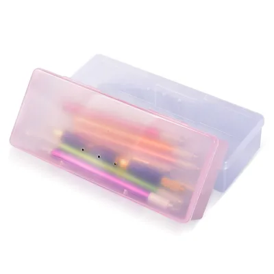 Professional Plastic Tattoo Blade Needle Storage Box for Manual Embroidery Microblading Pen Rectangle Organizer Display