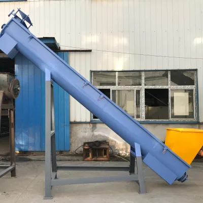 Stainless Steel Hopper Pellet  Feeder Screw Conveyor Machine  Loader for Powder Particle Material