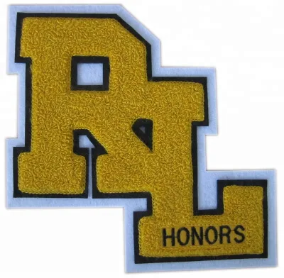 Factory Supply Cheap OEM logo Embroidered Number Chenille Patches