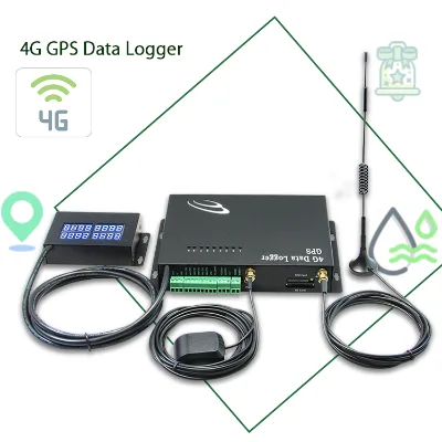 4G GPS Data Logger Mount Tracker Analog Pulse Channel 4G GPS Data Collector For Automotive Use