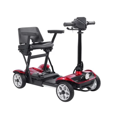 Lightweight Aluminium Alloy Electric Scooter Four Wheels Mobility