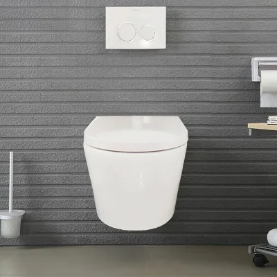 Water Saving Smart Wc Intelligent P-trap Toilets Ceramic Smart Wall Hung Mounted Toilet