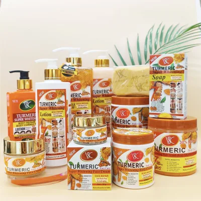 .VSC Turmeric Series Whitening Products Skincare Cream Soap Oil Scrub Body Lotion Brighten and Moisturize Face & Body Skin Care