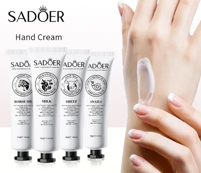SADOER Herbal Hand Cream Set Moisturizing and Smooth for Dry Hands in Autumn and Winter