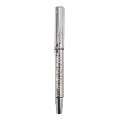 Best Selling High Quality Luxury Metal Grip Fine Free Ink Roller Pen with Cus