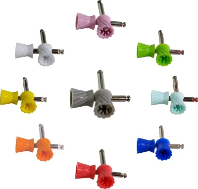 Supplier Wholesale Dentist Tool Dental Material 8 Webbed Polishing Cup