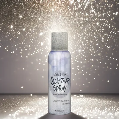 OEM Private Label Vegan Shiny Long-Lasting Highlighter Face Hair Body Glitter Shimmer Party Clothes Spray Glitter Powder Makeup