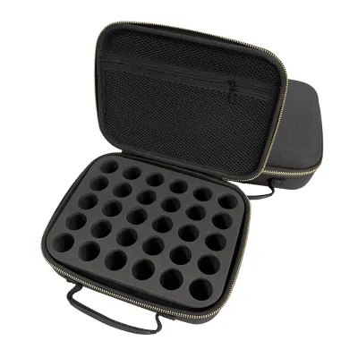 Wholesale Custom 30-Slot EVA Storage Case for 5ml 15ml Essential Oils Bottles