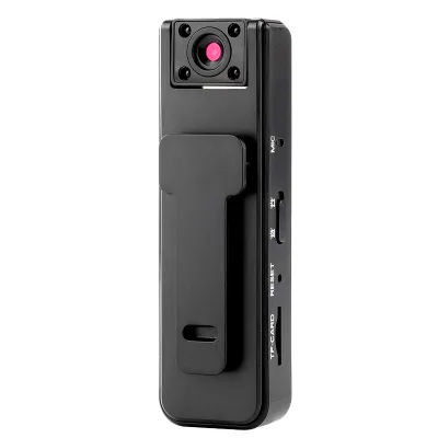 Wearable HD 1080P Sports Camera Recording Audio Video Rotatable Lens Night Vision Lighting Back Clip CMOS Nightshot