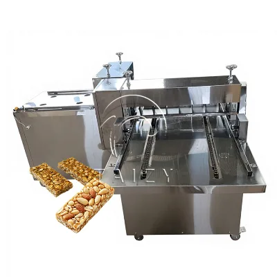 Caramel Brittle Nougat Peanut Candy Bar Cubes Cutting Cutter Granola Cereal Protein Bar Forming Machine Price