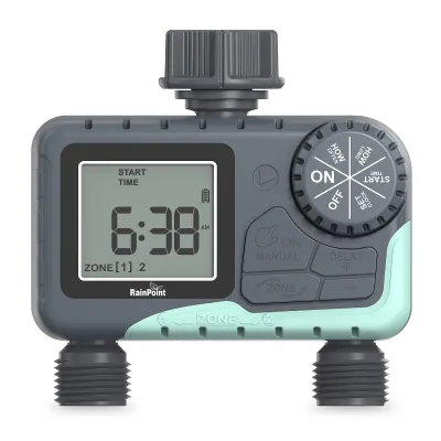 MINI 2-Zone Outlets Water Timer for Irrigation