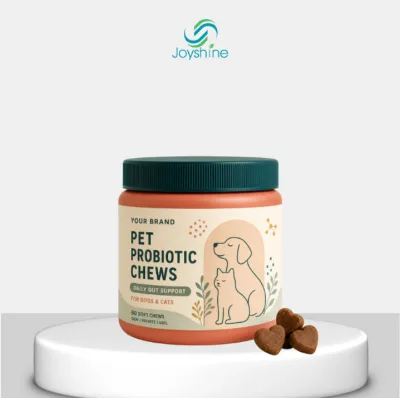 OEM Probiotic for Dogs & Cats Digestive Support, Gut Health & Immune Support with Vitamins A, D3, E and B Complex