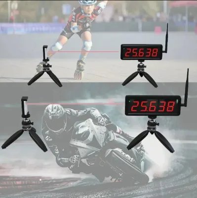 Professional Wireless Laser Timing System Race Timer for Running Horse Racing Cycling Athletics Training