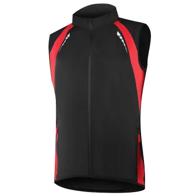 Custom Sleeveless Training Windproof Waterproof Cycling Gilet Soft Light-weight Cycling Vest Outdoor Windbreaker