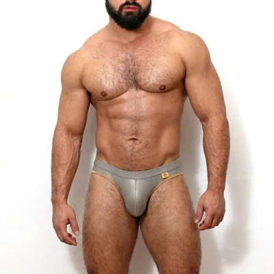 Breathable Custom Logo Quick Dry Stylish Luxury Shinny Color Nylon Ice Silk Low-rise Party Gay Men's Sexy Jockstrap