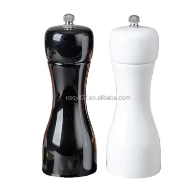 Household Kitchen Wooden Eco-Friendly Manual Pepper Mill and Paint Grinder for Seasoning Sea Salt and Other Ingredients