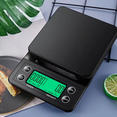 Drheng Digital Smart Eco-Friendly Rechargeable ABS Seasoning Fruit Vegetables Office Powder-to-water Balance 0.1g Coffee