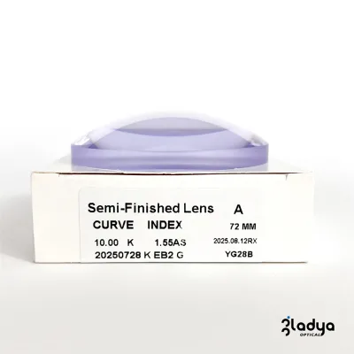 Cost-effective Index 1.55 Semi Finished Optical Lens Nature Vision Made in China (JIA)