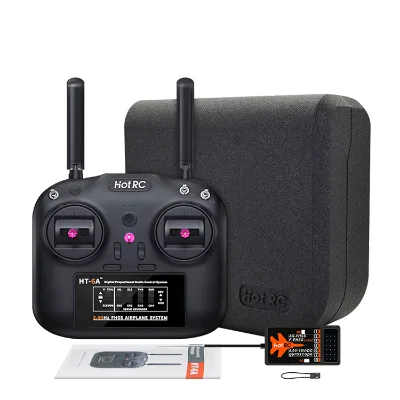 HOTRC HT-8A 2.4G 6CH RC Transmitter 6 Receiver Remote Control For FPV Drone Airplane Rc Car Boat FXB
