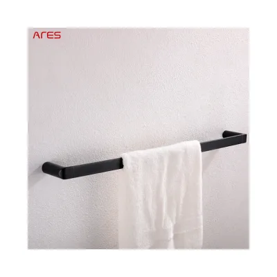 Top Sale Modern Single Bar Wall-Mounted Bathroom Towel Rack Made of Brass and Zinc