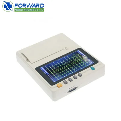 Digital 3 Channel 12 Lead ECG/EKG Machine + Software Electrocardiograph/ Printer