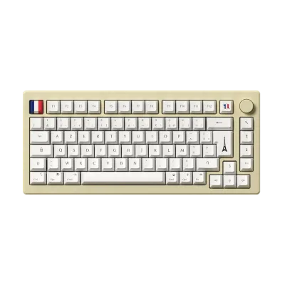 Akko MOD 007B HE Black on White ISO Magnetic Sensor Switch Aluminum CNC Keyboard Gasket Keyboard Hot Plug