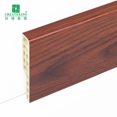 Wholesale Hospital Kitchen European PVC Water Resistant Skirting Board 2400*70*12mm Flooring Accessories