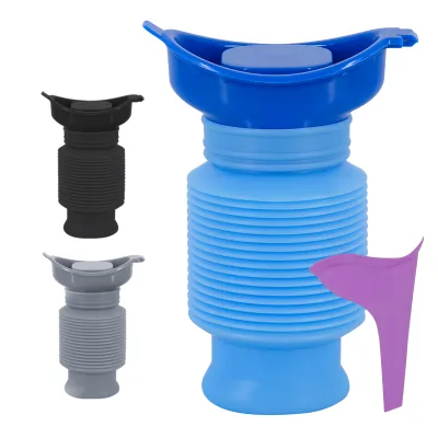 Telescopic Portable Travel Urinal Leak-proof ABS Stand 750CC Large Capacity Reusable Road Trip Outdoor Camping Climbing