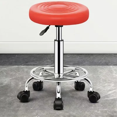 Multi-Purpose Height Adjustable Medical Swivel Rolling Stool with Silent Casters for Hospital, Clinic, Lab & Home