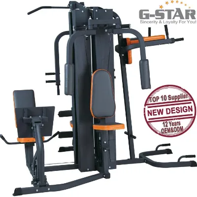 K-FIT GS-SH022 Multi Functional Power Rack Smith Machine Squat Cage Philippines Gym Equipment Custom Logo Color Professional OEM